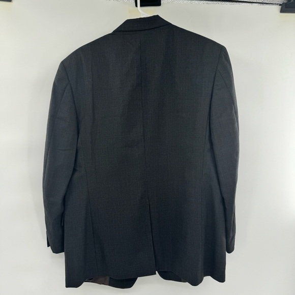 Brooks Brothers makers brooksease grey wool suit coat jacket size 40 - Picture 2 of 9